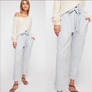 [Free People] Rumors Yarn Dye Harem Pants